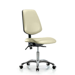 Task Chair: Vinyl, Adobe White