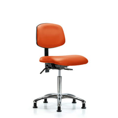 Task Chair: Vinyl, Orange Kist