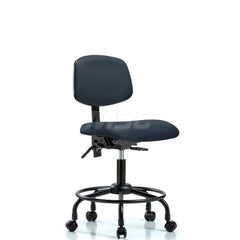 Task Chair: Vinyl, Imperial Blue