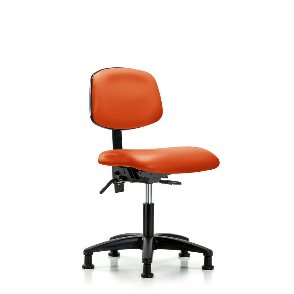 Task Chair: Vinyl, Orange Kist