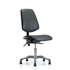 Task Chair: Vinyl, Carbon