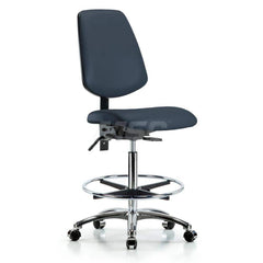 Task Chair: Vinyl, Imperial Blue