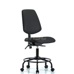 Task Chair: Vinyl, Black