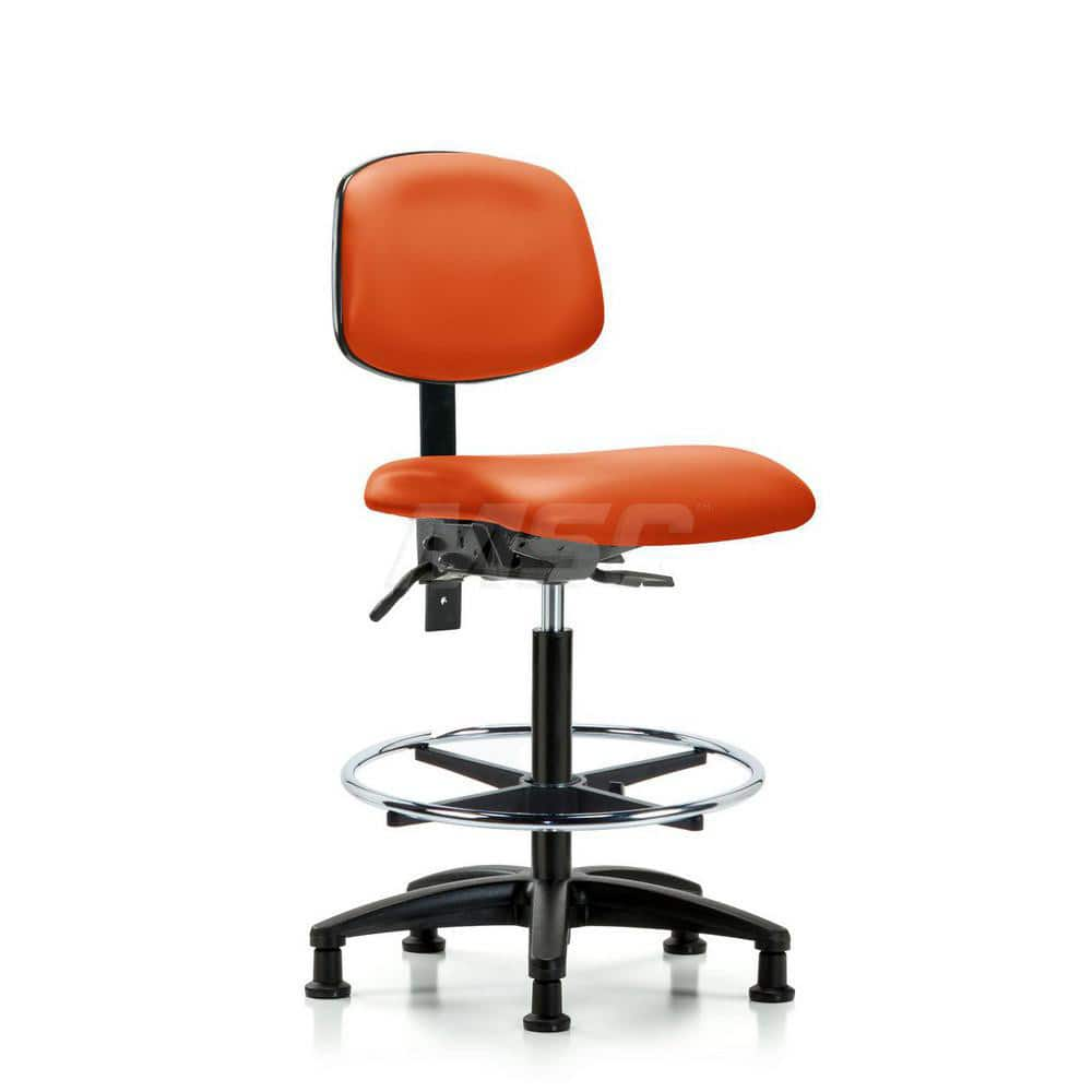 Task Chair: Vinyl, Orange Kist