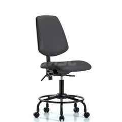 Task Chair: Vinyl, Charcoal