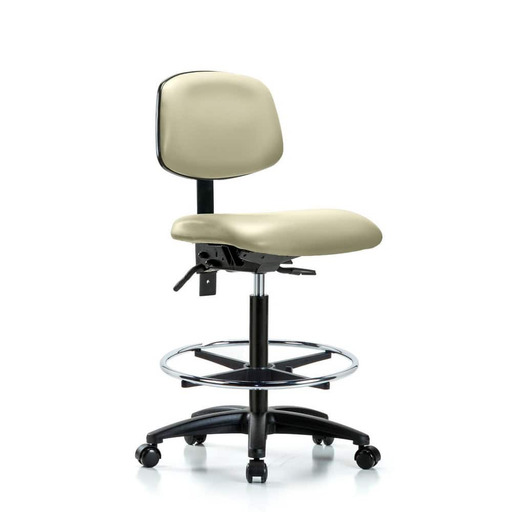 Task Chair: Vinyl, Adobe White