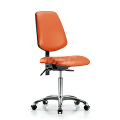 Task Chair: Vinyl, Orange Kist