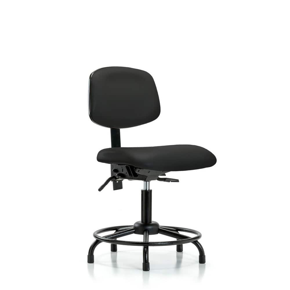 Task Chair: Vinyl, Black