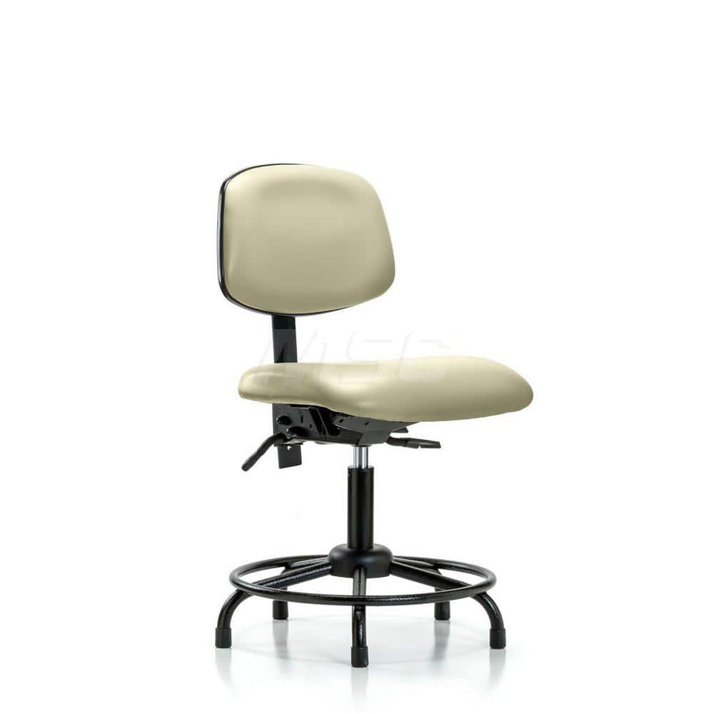 Task Chair: Vinyl, Adobe White