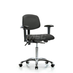 Task Chair: Vinyl, Charcoal