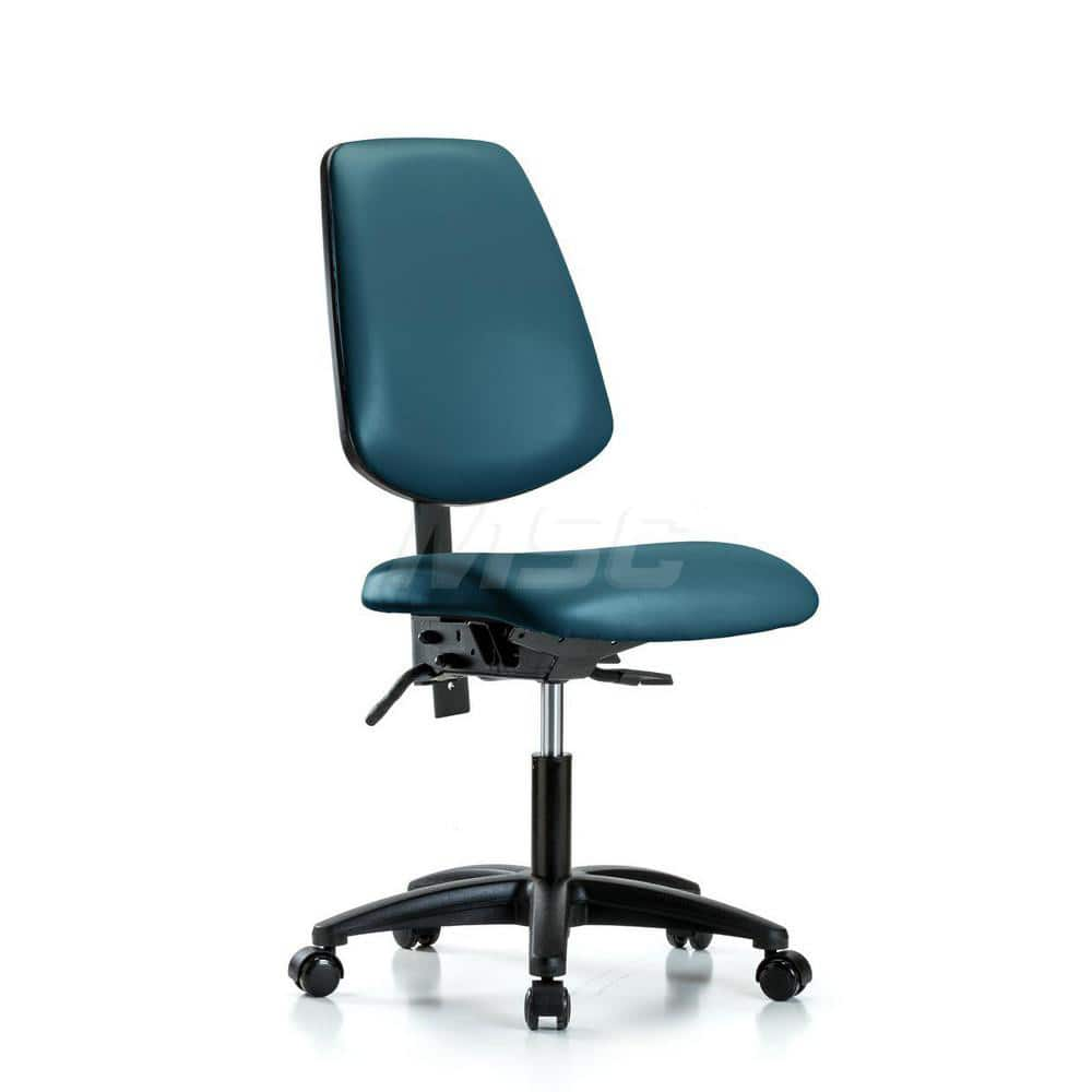 Task Chair: Vinyl, Marine Blue