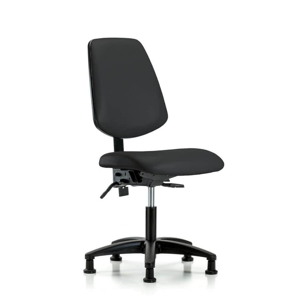 Task Chair: Vinyl, Black