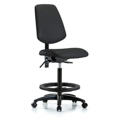 Task Chair: Vinyl, Black