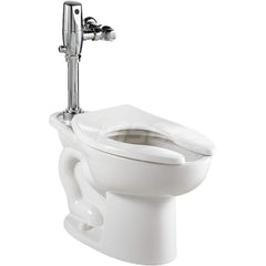 Toilets; Type: Toilet with Selectronic Battery Flush Valve; Bowl Shape: Elongated; Mounting Style: Floor; Gallons Per Flush: 1.6; Overall Height: 33; Overall Width: 14; Overall Depth: 28-1/4; Rim Height: 16-1/2; Trapway Size: 2-1/8; Rough In Size: 10.00 -