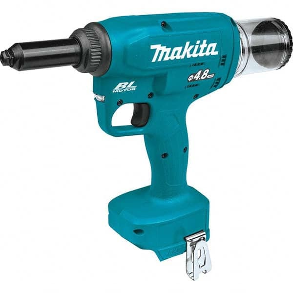 Makita - Cordless Riveters Fastener Type: Cordless Electric Riveter Closed End Rivet Capacity: All up to 3/16 - A1 Tooling