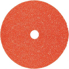 3M - 5" Diam, 7/8" Hole, 120+ Grit Ceramic Fiber Disc - A1 Tooling