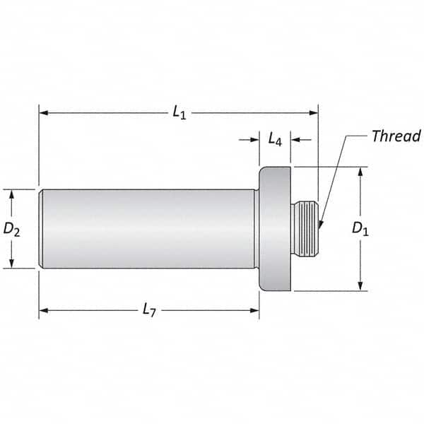 Allied Machine and Engineering - Boring Head Arbors, Shanks & Adapters Shank Type: Straight Shank Mount Type: Threaded Mount - A1 Tooling