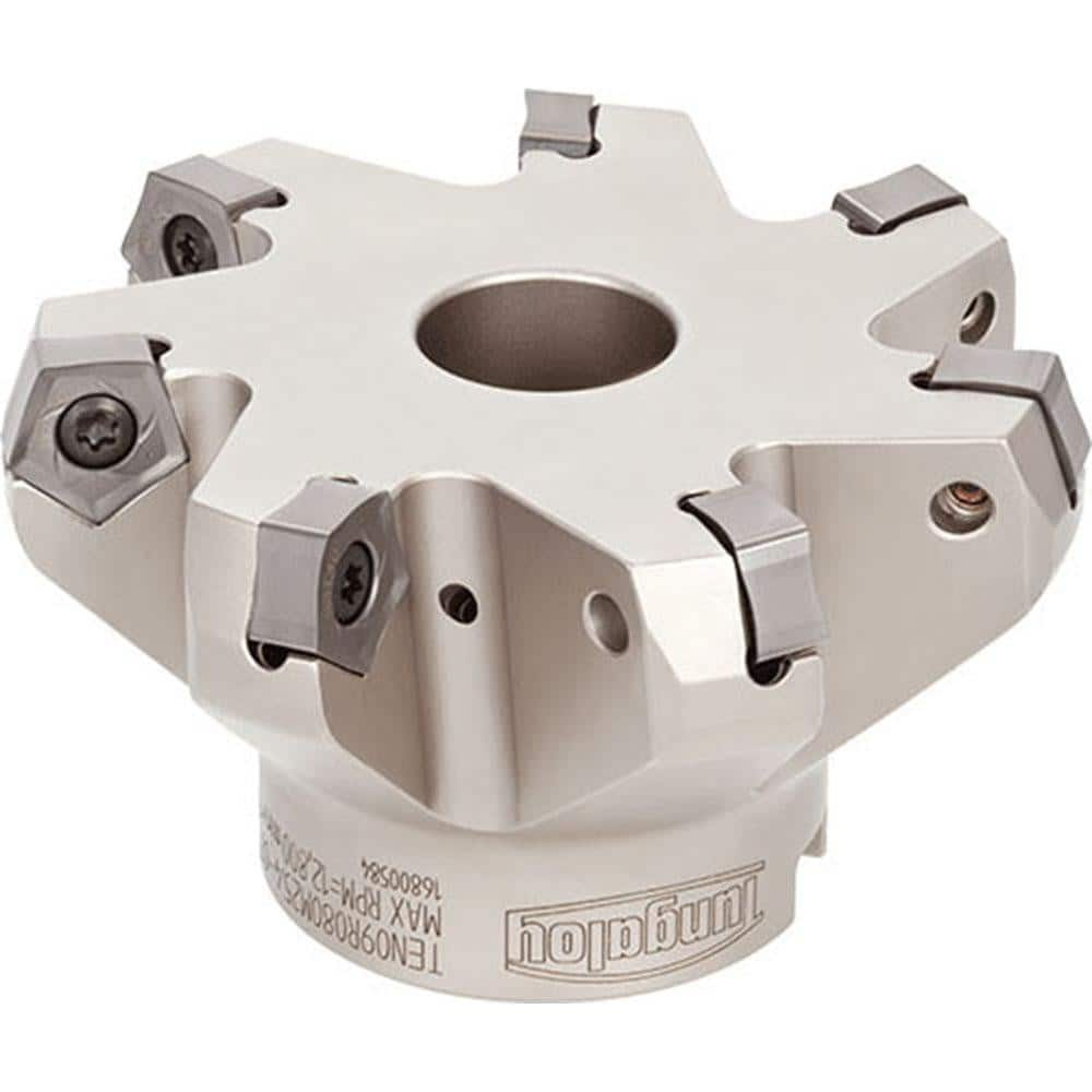 Indexable Chamfer & Angle Face Mills; Minimum Cutting Diameter (mm): 250.00; Maximum Cutting Diameter (mm): 255.73; Maximum Depth of Cut (mm): 6.40; Arbor Hole Diameter (mm): 60.00; Lead Angle: 70; Compatible Insert Size Code: PNMU0905GNEN-MJ; Cutter Styl