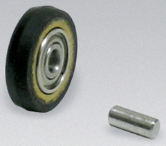 #11074 - 5/8 x 1/8'' - Rubber Contact Wheel W/Bearing & Shaft - A1 Tooling