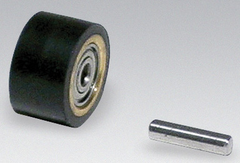 #11078 - 5/8 x 3/8'' - Rubber Contact Wheel W/Bearing & Shaft - A1 Tooling