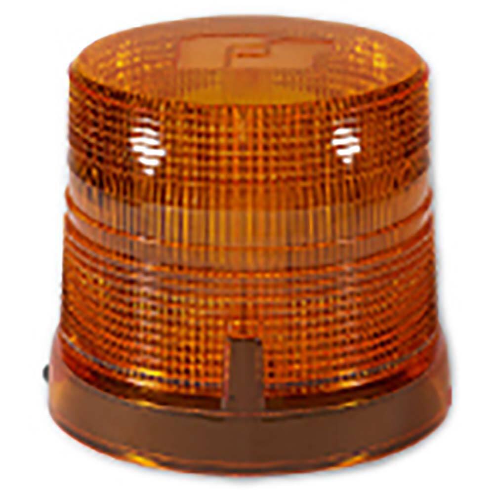 Federal Signal Corp - Emergency Light Assemblies; Type: Beacon ; Flash Rate: Variable ; Mount: Perm./1" Pipe Mount ; Color: Amber; White ; Power Source: 12-24V ; Overall Height (Decimal Inch): 5.6000 - Exact Industrial Supply