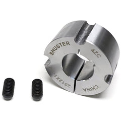 Shuster - 1-3/4" Bore, 1/2" Keyway Width x 1/4" Keyway Depth, Tapered Lock Sprocket Bushing - Exact Industrial Supply