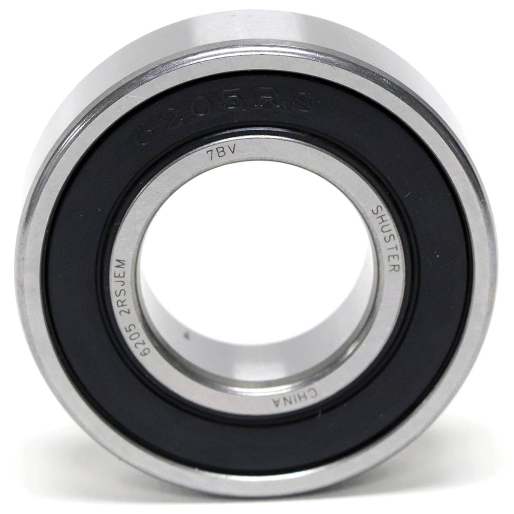 Shuster - R12-X30-2RS, 3/4" Bore Diam, 1-5/8" OD, Double Seal Deep Groove Radial Ball Bearing - Exact Industrial Supply