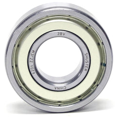 Shuster - R18-X52-ZZ, 1-1/8" Bore Diam, 2-1/2" OD, Double Shield Deep Groove Radial Ball Bearing - Exact Industrial Supply