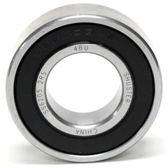 Shuster - SSR6 2RS, 3/8" Bore Diam, 7/8" OD, Double Seal Deep Groove Radial Ball Bearing - Exact Industrial Supply