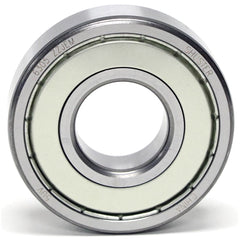 Shuster - 6312 ZZ JEM, 60mm Bore Diam, 130mm OD, Double Shield Deep Groove Radial Ball Bearing - Exact Industrial Supply