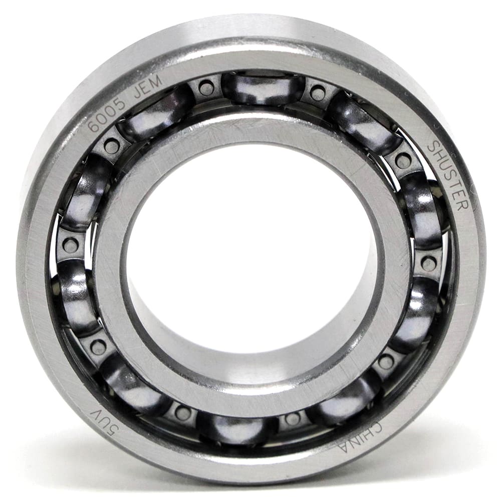 Shuster - 6007 JEM, 35mm Bore Diam, 62mm OD, Open Deep Groove Radial Ball Bearing - Exact Industrial Supply