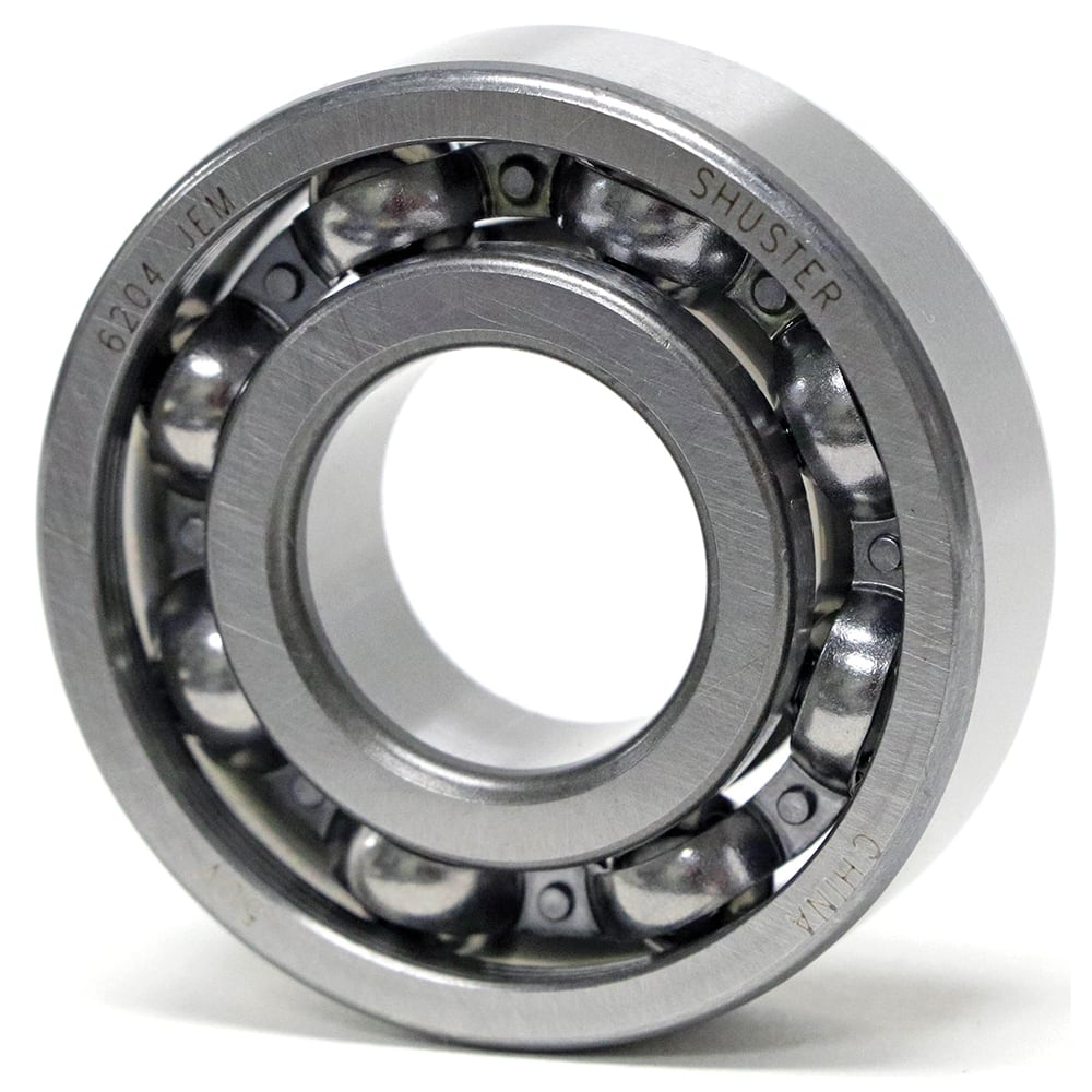 Shuster - 6201 JEM, 12mm Bore Diam, 32mm OD, Open Deep Groove Radial Ball Bearing - Exact Industrial Supply