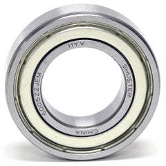 Shuster - 6010 ZZ JEM, 50mm Bore Diam, 80mm OD, Double Shield Deep Groove Radial Ball Bearing - Exact Industrial Supply