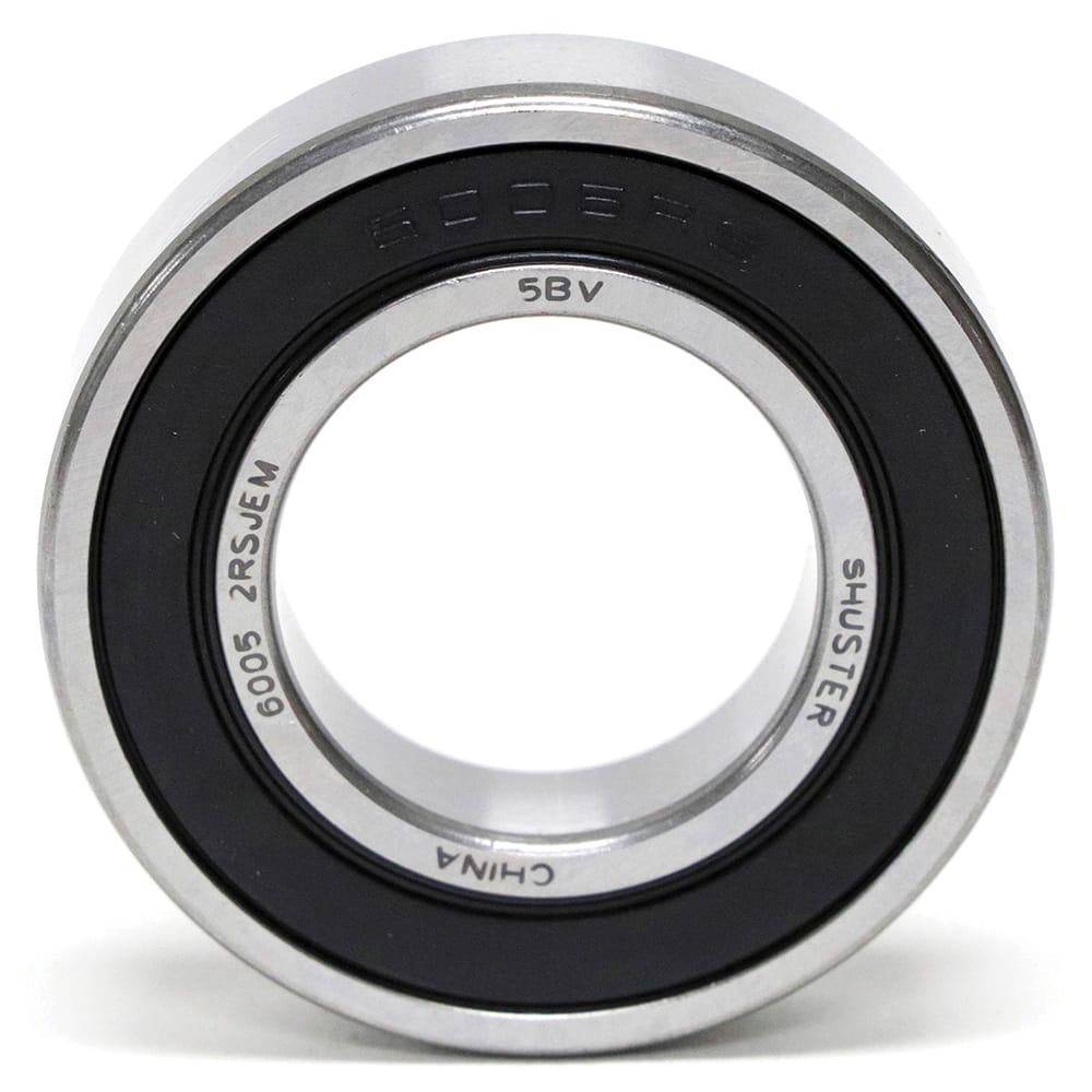 Shuster - 6002 2RS JEM, 15mm Bore Diam, 32mm OD, Double Seal Deep Groove Radial Ball Bearing - Exact Industrial Supply