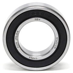 Shuster - 6009 2RS JEM, 45mm Bore Diam, 75mm OD, Double Seal Deep Groove Radial Ball Bearing - Exact Industrial Supply