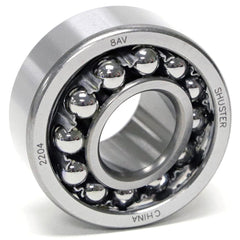 Shuster - 1201, 12mm Bore Diam, 32mm OD, Open Self Aligning Radial Ball Bearing - Exact Industrial Supply