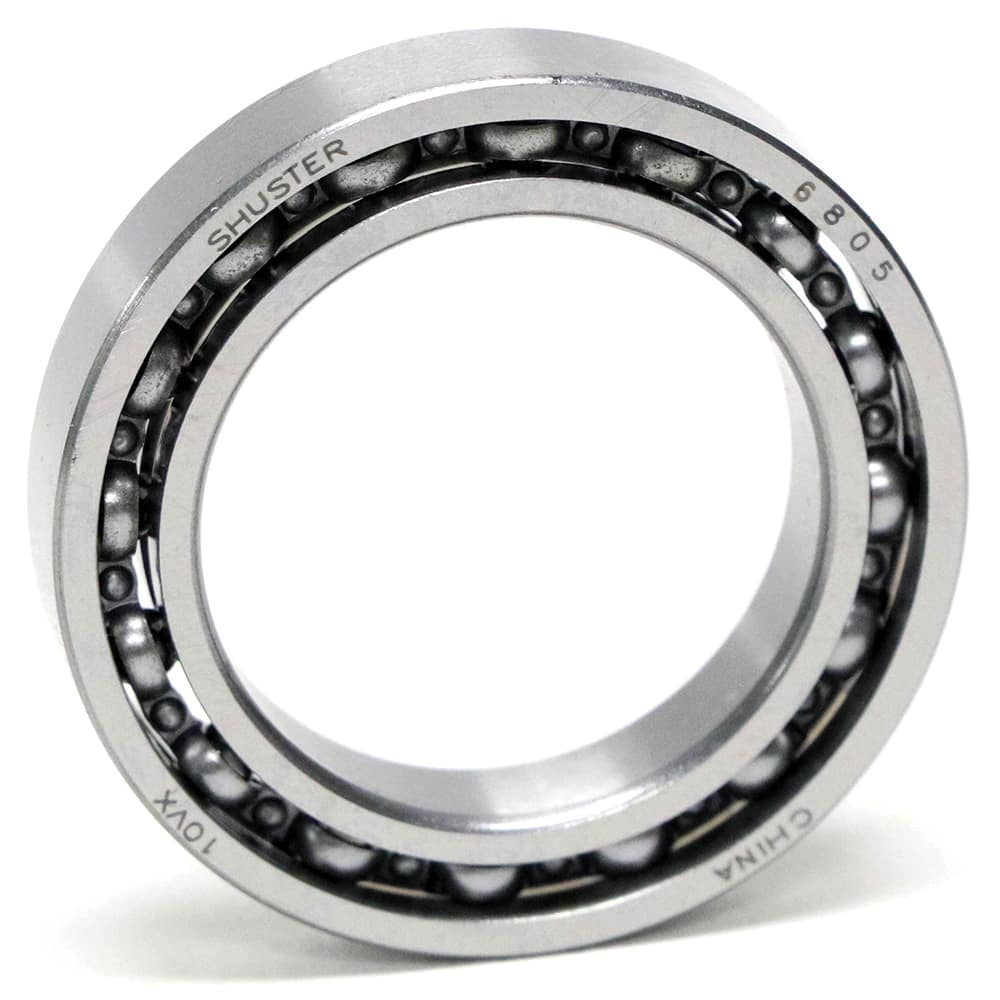 Shuster - 6800, 10mm Bore Diam, 19mm OD, Open Deep Groove Radial Ball Bearing - Exact Industrial Supply