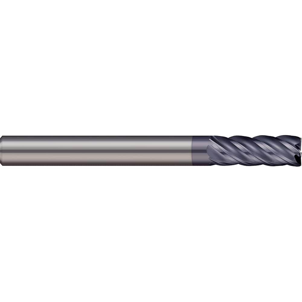 Micro 100 - Corner Radius & Corner Chamfer End Mills; Mill Diameter (Inch): 3/8 ; Mill Diameter (Decimal Inch): 0.3750 ; End Type: Corner Radius ; Corner Radius (mm): 0.50 ; Corner Radius (Decimal Inch): 0.0200 ; Number of Flutes: 5 - Exact Industrial Supply