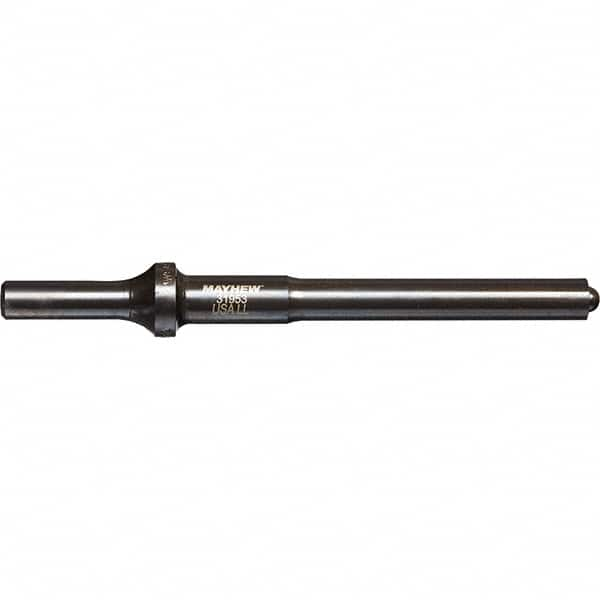 Mayhew - 7/16" Head Width, 6" OAL, Roll Pin Punch - Round Drive, Round Shank, Steel - A1 Tooling