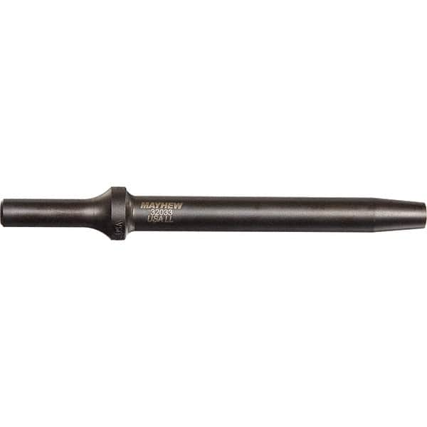 Mayhew - 3/16" Head Width, 6" OAL, Rivet Cutter Chisel - Round Drive, Round Shank, Steel - A1 Tooling