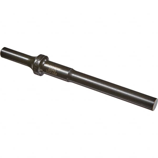 Mayhew - 1/2" Head Width, 6" OAL, Roll Pin Punch - Round Drive, Round Shank, Steel - A1 Tooling