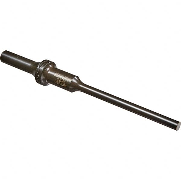 Mayhew - 1/4" Head Width, 6" OAL, Roll Pin Punch - Round Drive, Round Shank, Steel - A1 Tooling