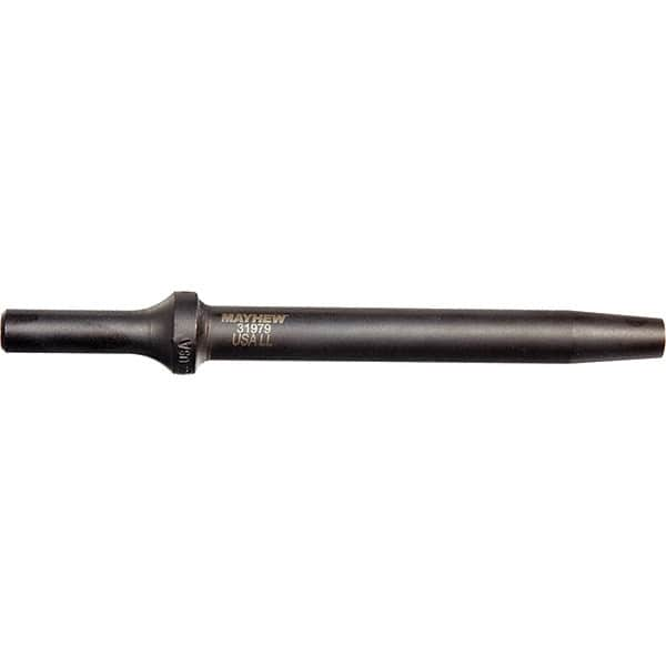 Mayhew - 6" OAL, Tapered Punch Chisel - Round Drive, Round Shank, Steel - A1 Tooling