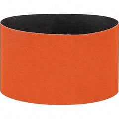 Dynabrade - 3-1/2" Wide x 15-1/2" OAL, 120 Grit, Ceramic Abrasive Belt - Ceramic, Coated, Y Weighted Cloth Backing, Wet/Dry - A1 Tooling