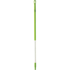 Vikan - 51 x 1-1/4" Aluminum Squeegee Handle - European Threaded Connection, Green - A1 Tooling