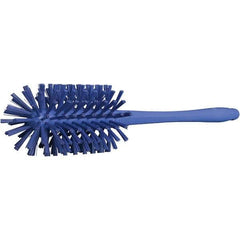 Vikan - 3-1/2" Diam Polyester Bottle Brush - 16-7/8" OAL, 6-1/4" Head Length, Polypropylene Handle - A1 Tooling