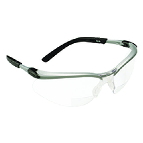 ‎3M BX Reader Protective Eyewear 11375-00000-20 Clear Lens Silver Frame +2.0 Diopter - A1 Tooling