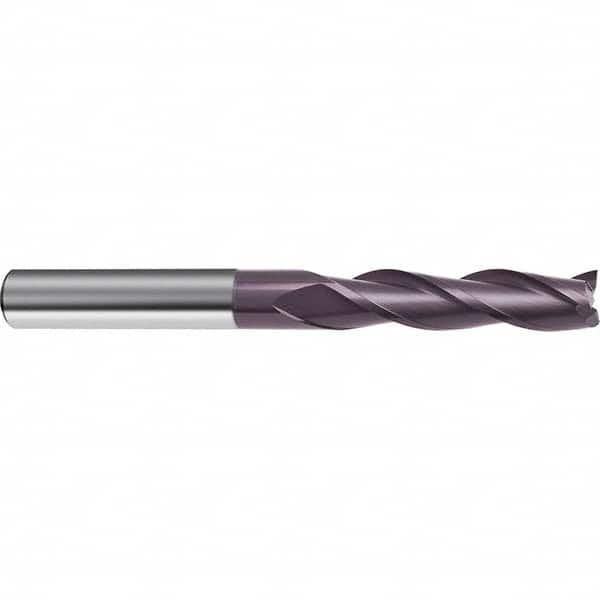 Guhring - 7/16", 2" LOC, 7/16" Shank Diam, 4" OAL, 3 Flute Solid Carbide Square End Mill - A1 Tooling