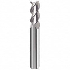 Guhring - 1", 1-1/2" LOC, 1" Shank Diam, 4" OAL, 3 Flute Solid Carbide Square End Mill - A1 Tooling