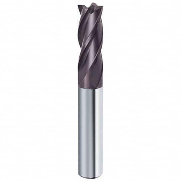 Guhring - 1/2", 1" LOC, 1/2" Shank Diam, 3" OAL, 4 Flute Solid Carbide Square End Mill - A1 Tooling